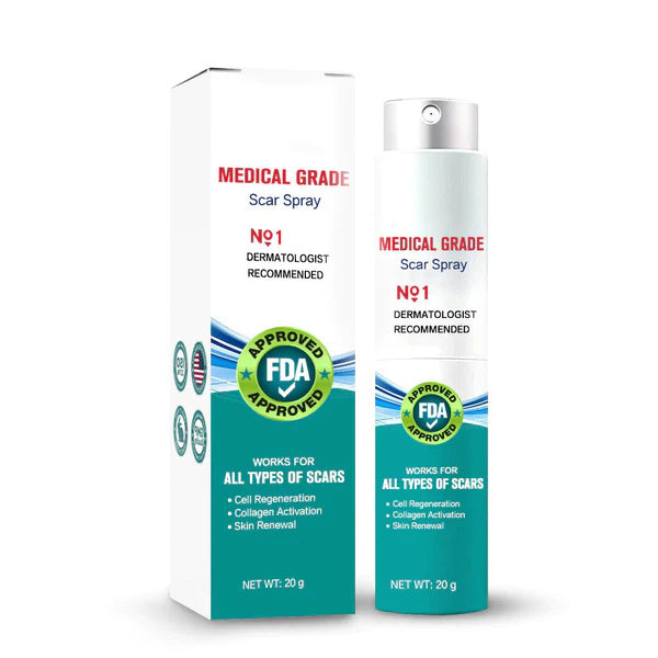 ❤️Advacnced Scar Spray For All Types of Scars- For Example Acne Scars, Surgical Scars and Stretch Marks⚡⚡⚡